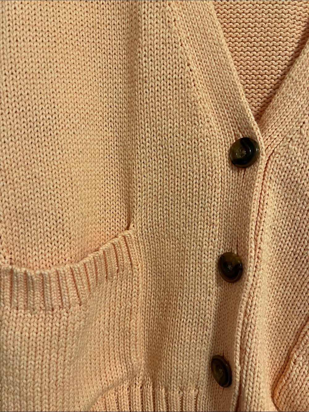 Pink Button Up Cropped Cardigan - Picture 2 of 3